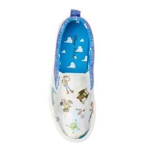 Disney Pixar Women's Slip On Sneakers